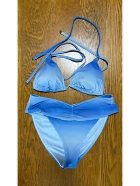 Victoria Secret Women size M Bikini Swim Suit Blue Ombré